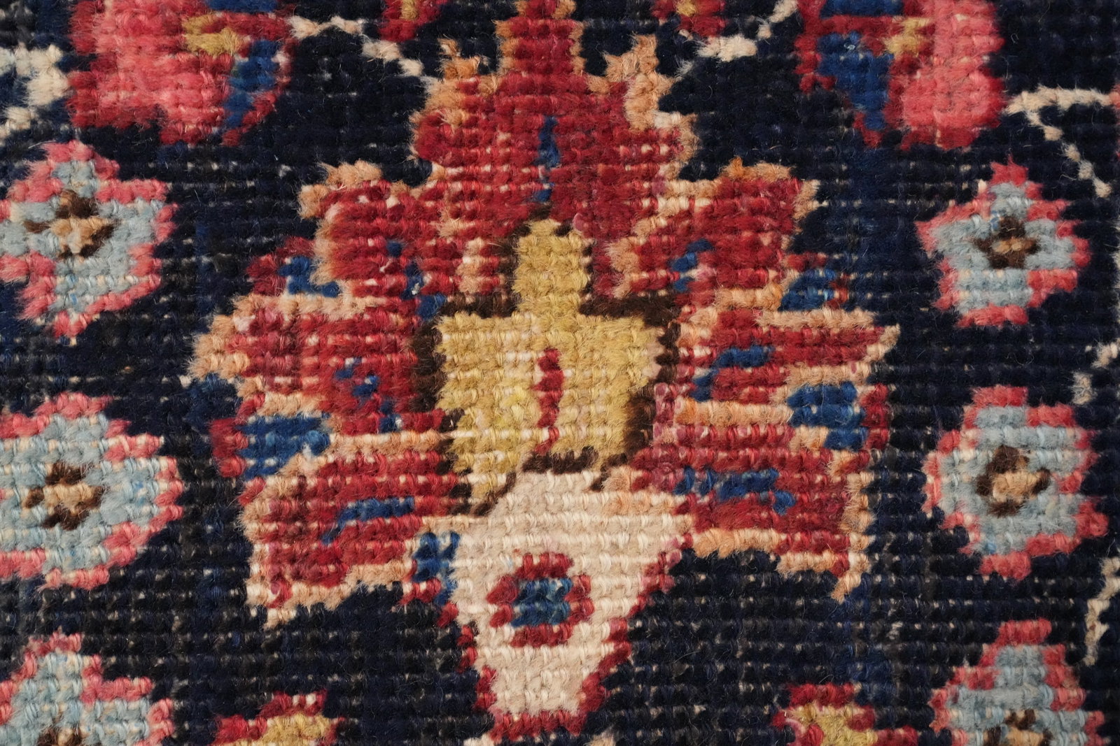 Antique Vegetable Dye Mashad Persian Area Rug 9x12 - 10