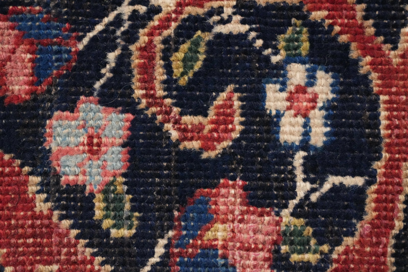 Antique Vegetable Dye Mashad Persian Area Rug 9x12 - 8