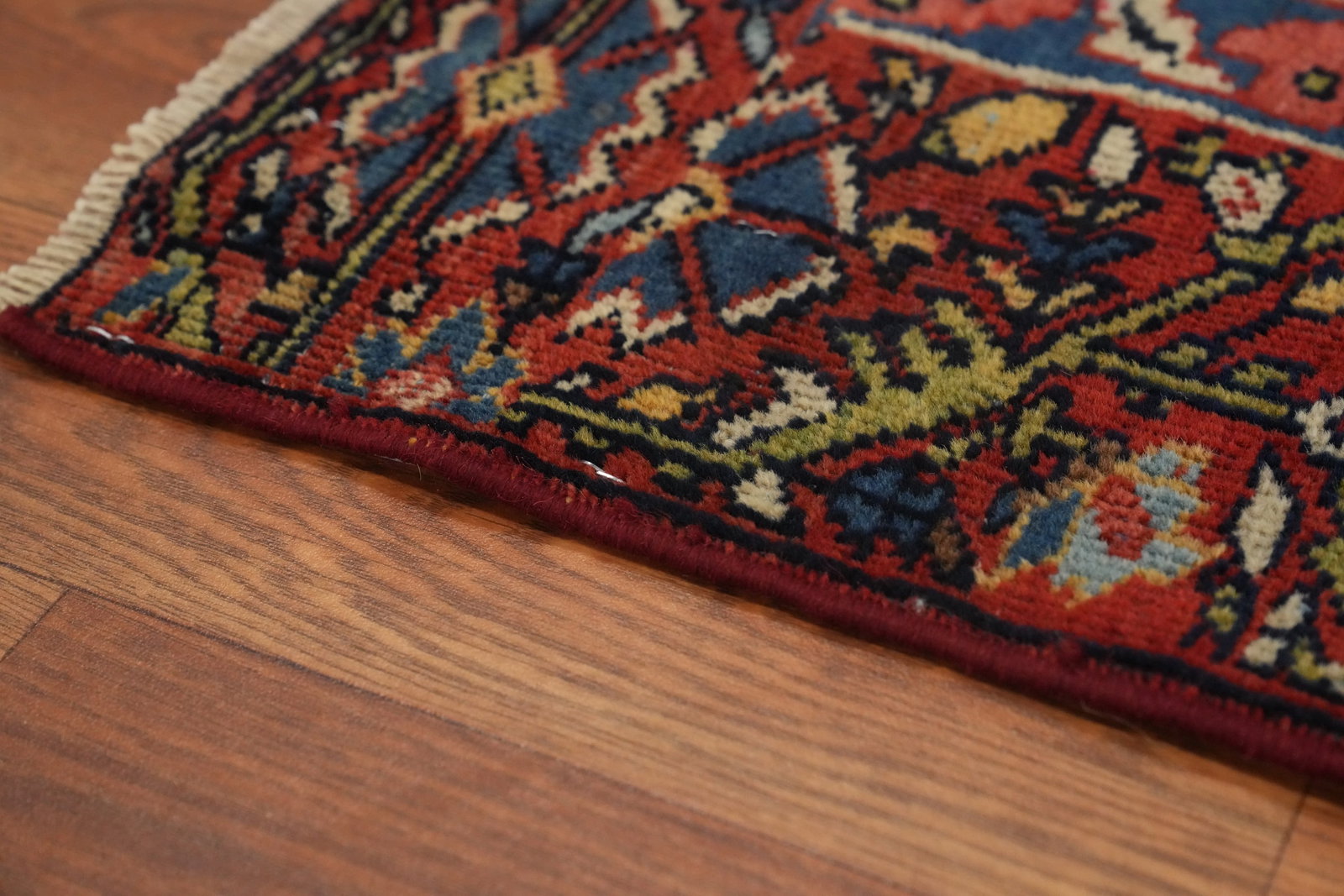 Pre-1900 Antique Sultanabad Vegetable Dye Persian Rug 4x6 - 13
