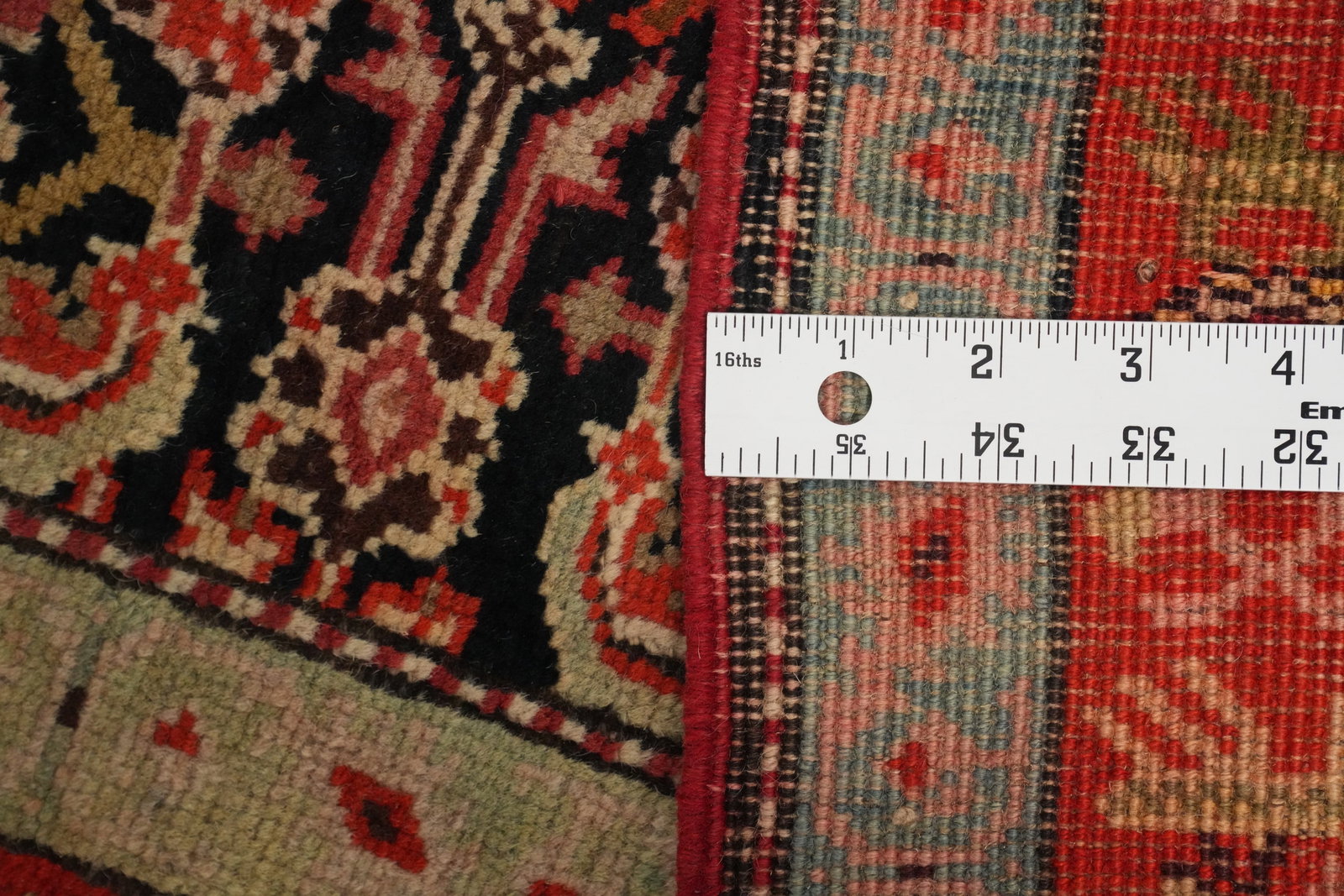 Antique Karabagh Vegetable Dye Runner Rug 4x16 - 16