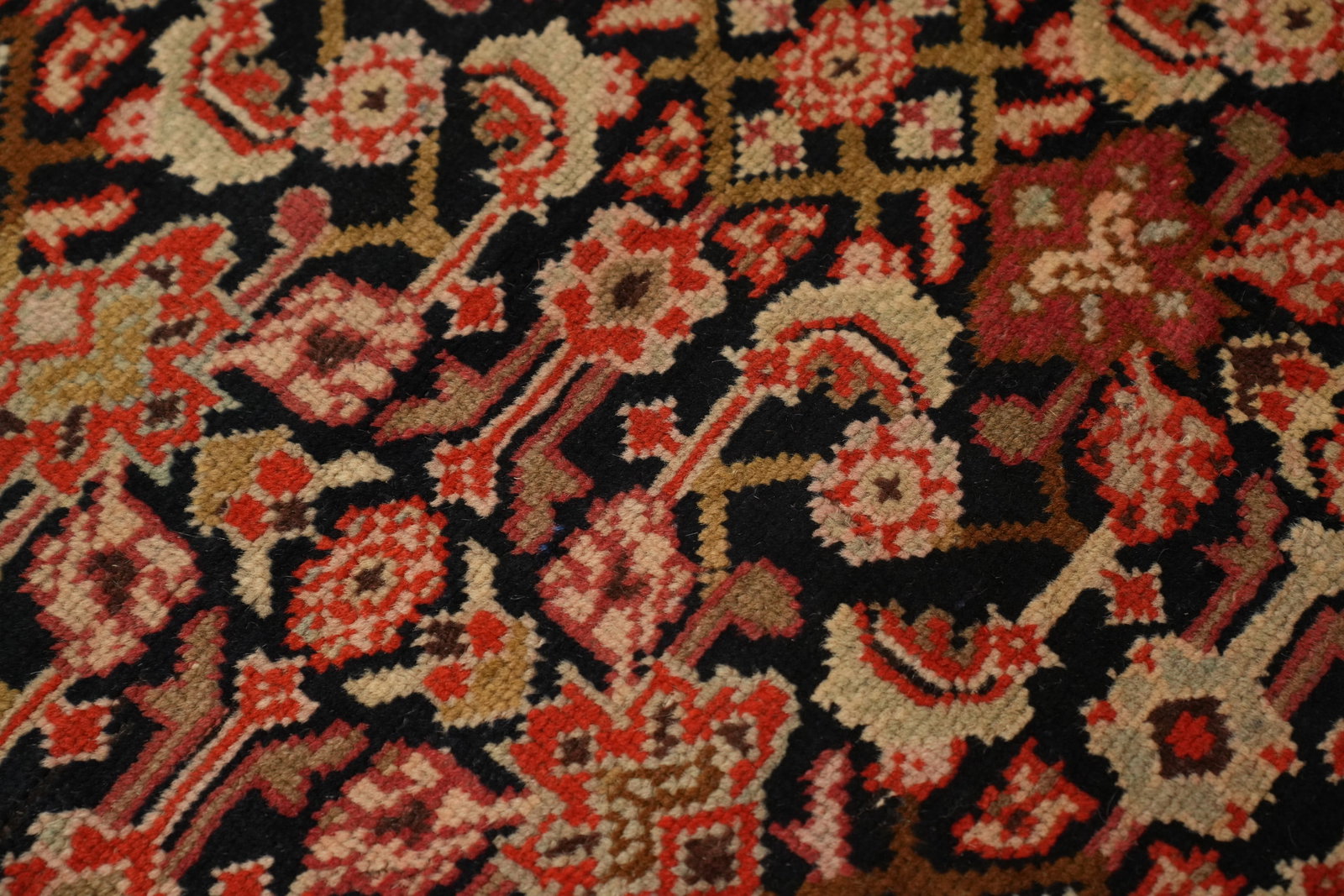 Antique Karabagh Vegetable Dye Runner Rug 4x16 - 7