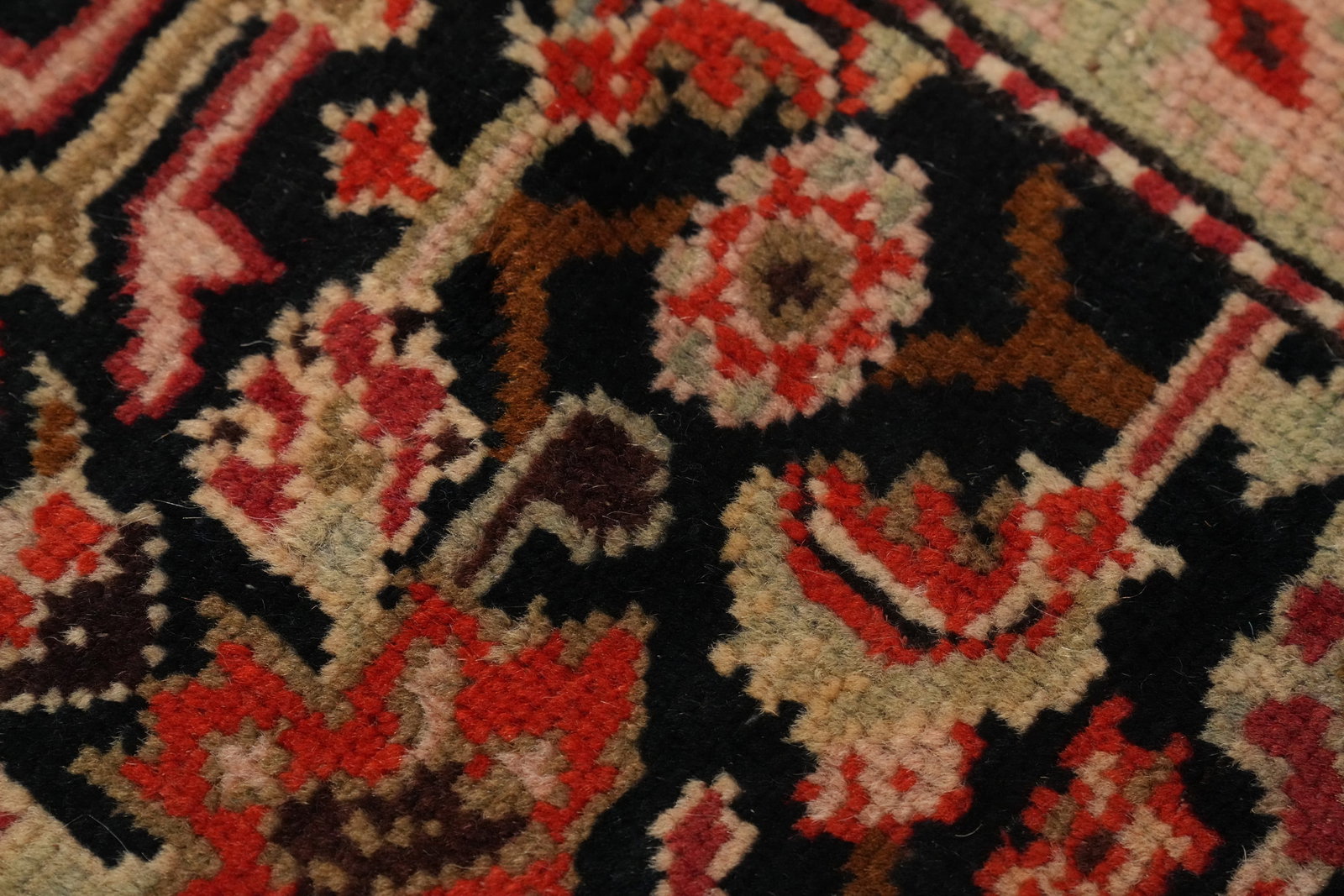 Antique Karabagh Vegetable Dye Runner Rug 4x16 - 8