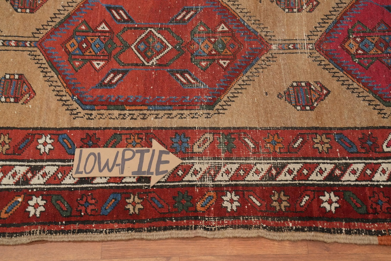 Antique Vegetable Dye Sarab Persian Runner Rug 3x9 - 12