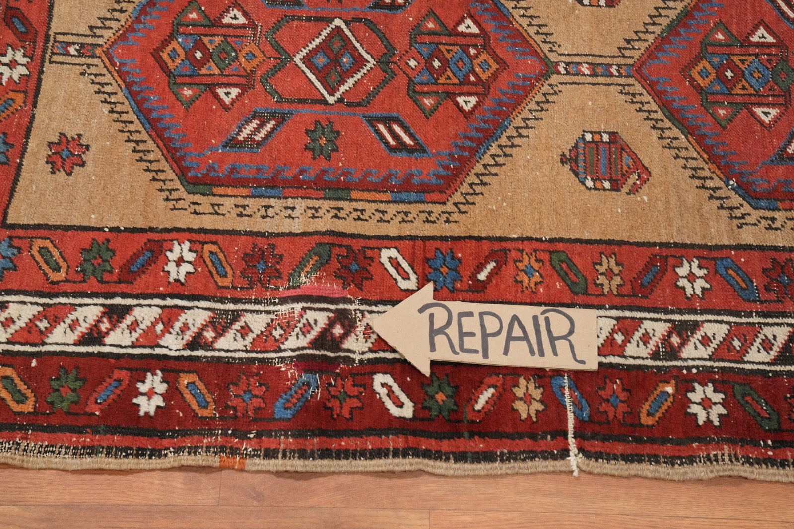 Antique Vegetable Dye Sarab Persian Runner Rug 3x9 - 14