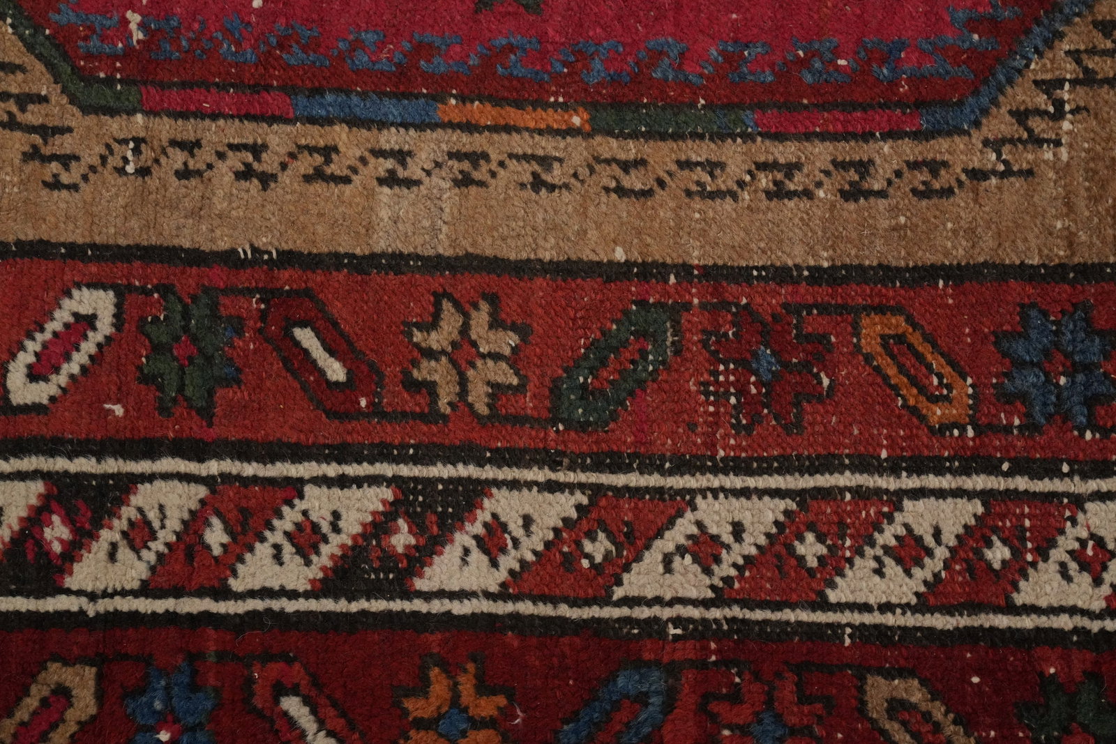 Antique Vegetable Dye Sarab Persian Runner Rug 3x9 - 7