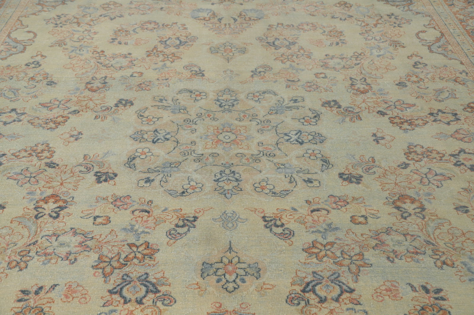 Antique Vegetable Dye Mahal Persian Area Rug 10x13 - 5