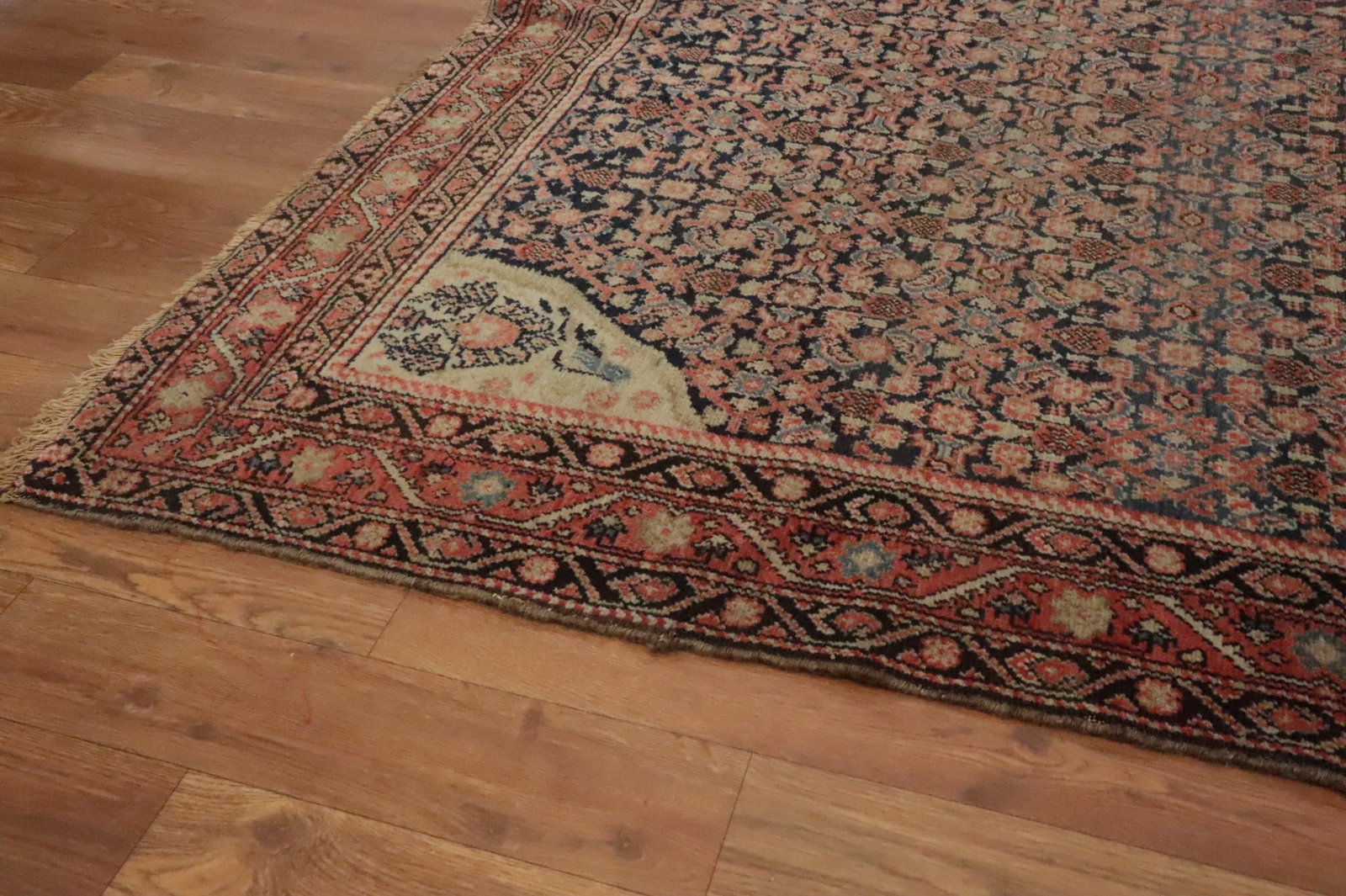 Pre-1900 Antique Vegetable Dye Malayer Persian Rug 4x6 - 12