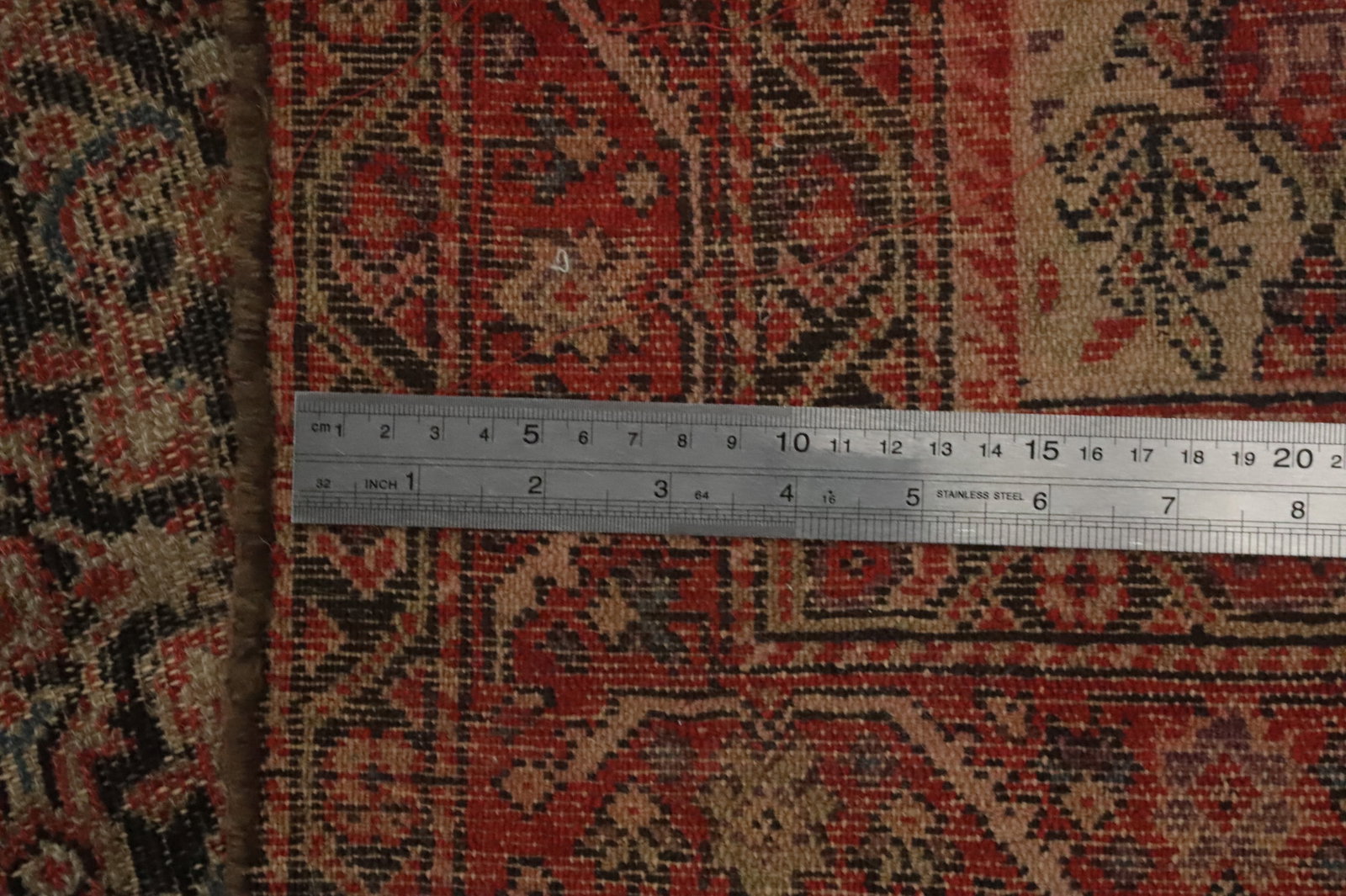 Pre-1900 Antique Vegetable Dye Malayer Persian Rug 4x6 - 15