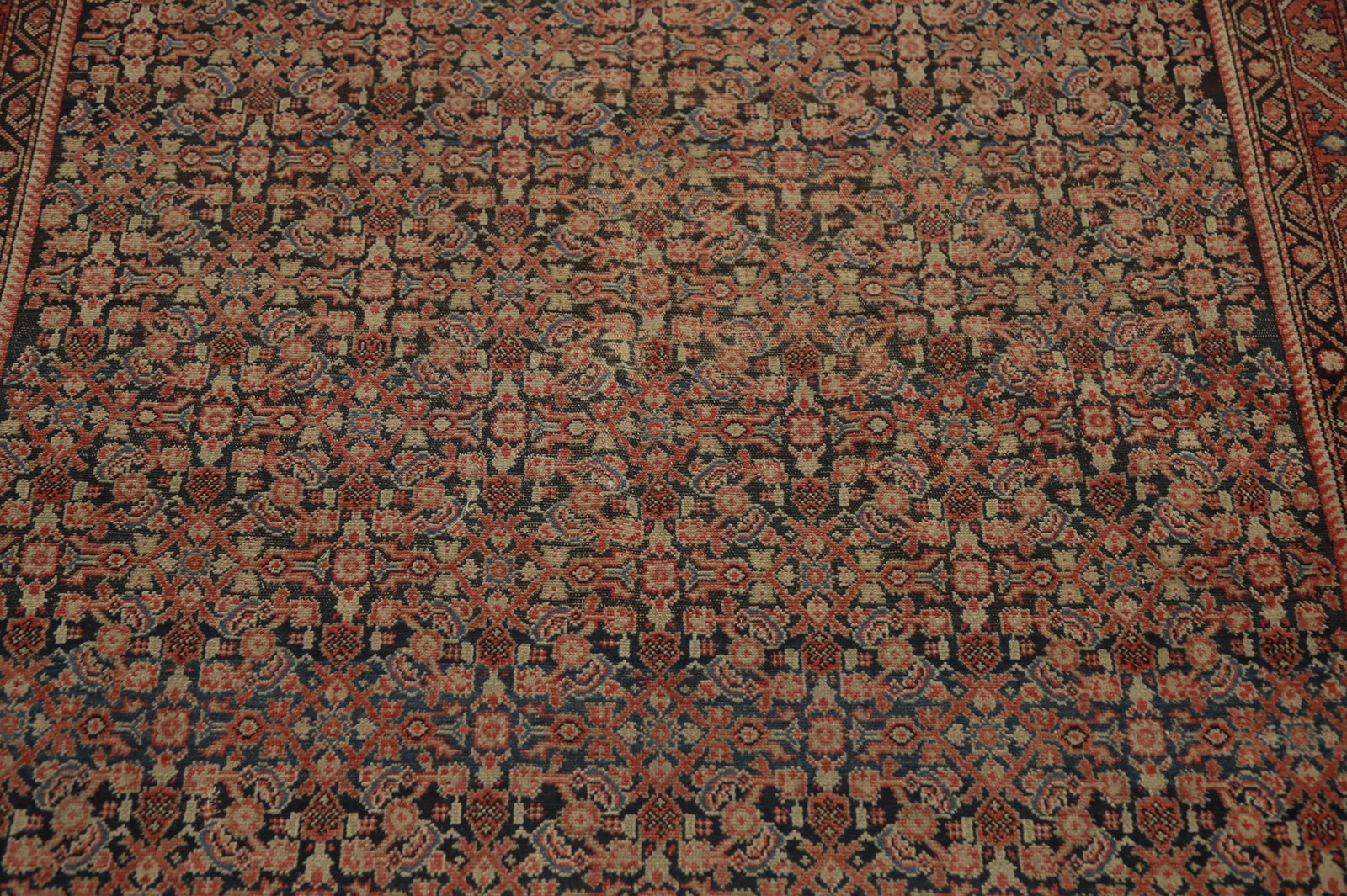Pre-1900 Antique Vegetable Dye Malayer Persian Rug 4x6 - 5
