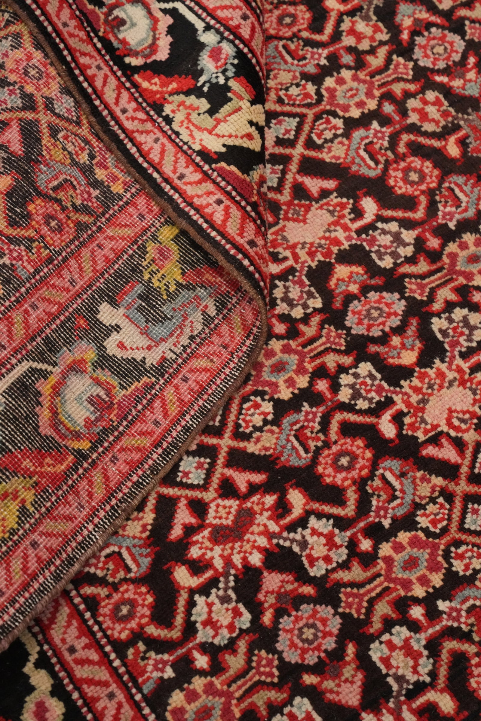 Antique Karabagh Vegetable Dye Runner Rug 4x19 - 13