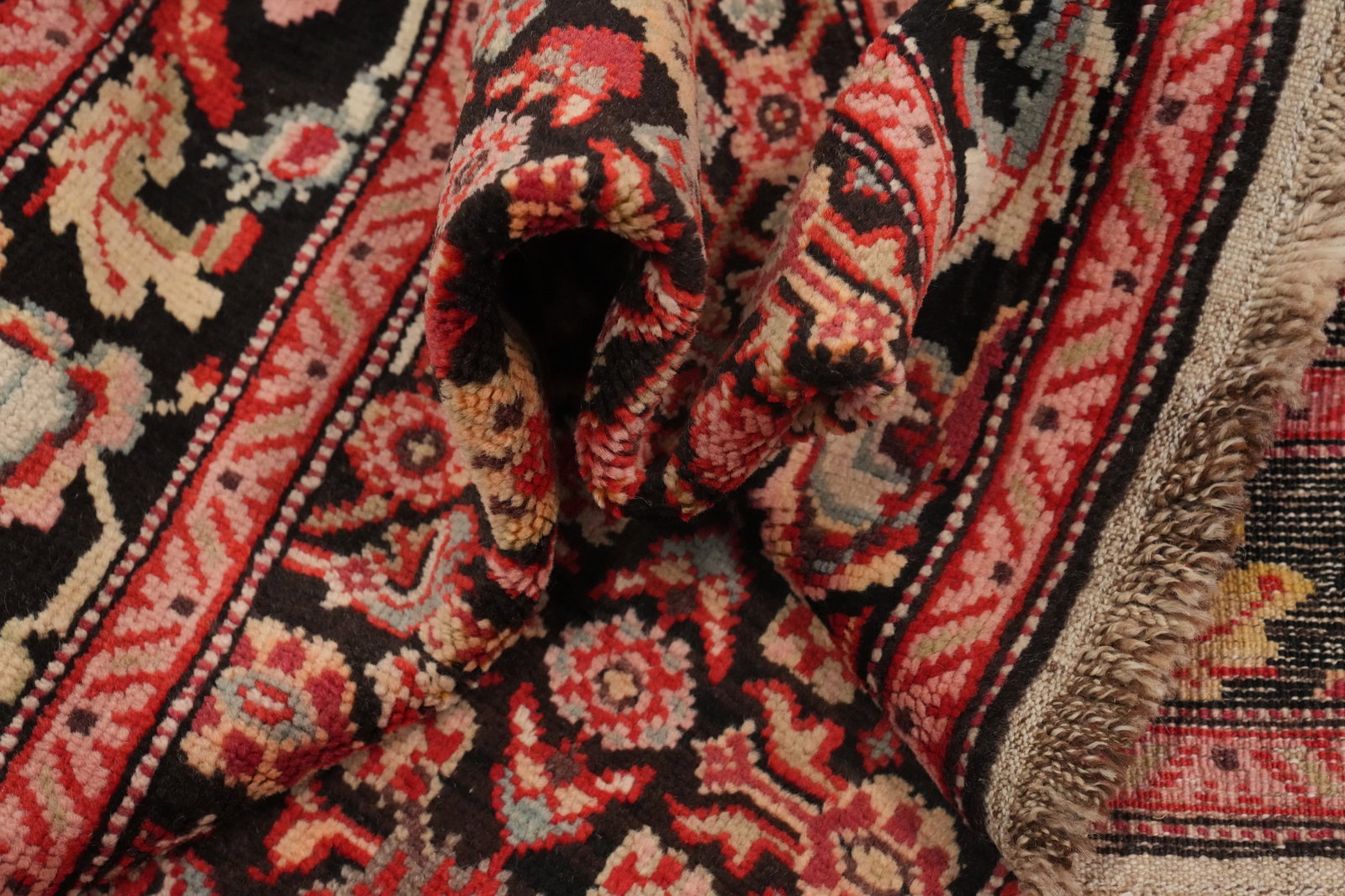 Antique Karabagh Vegetable Dye Runner Rug 4x19 - 14