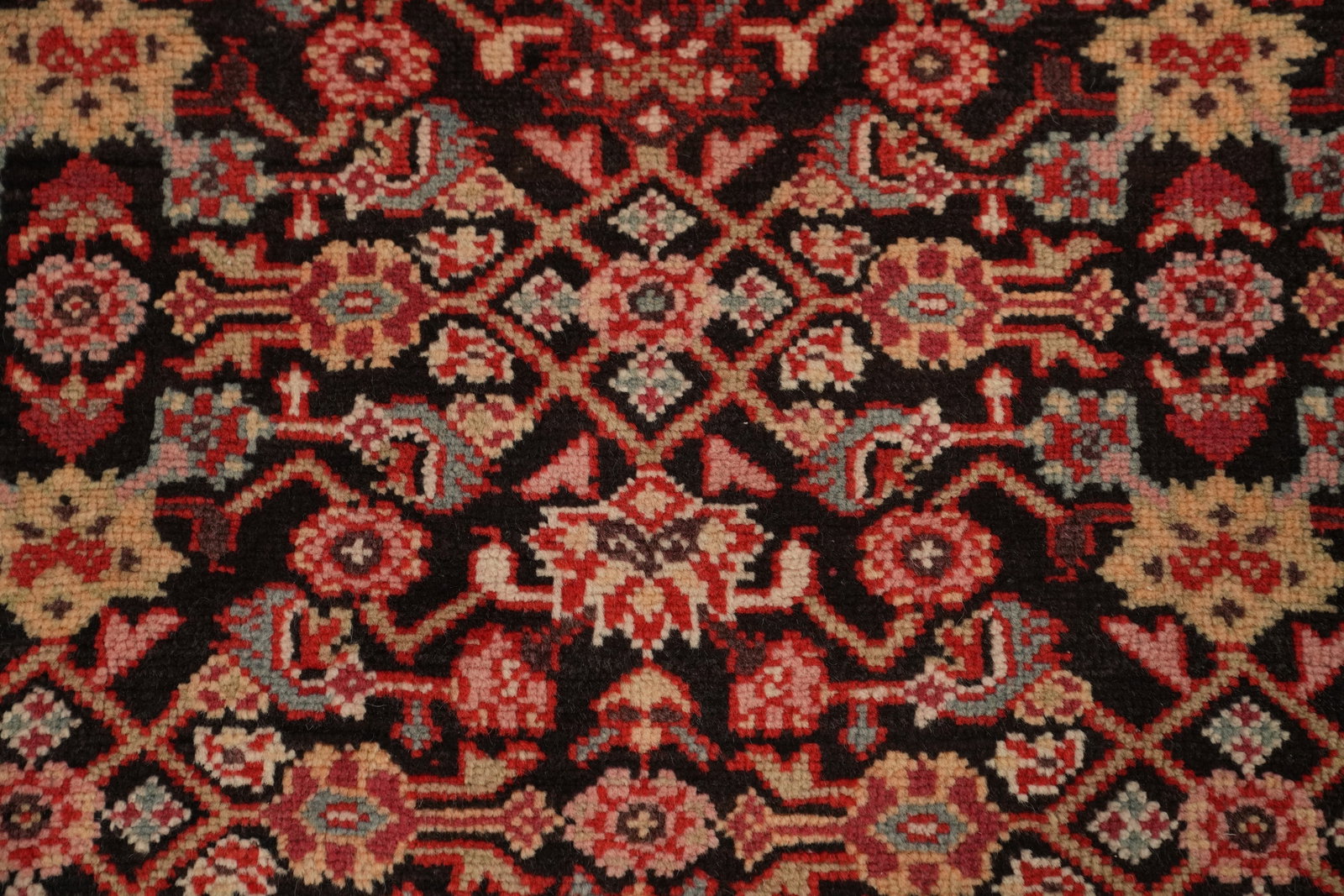 Antique Karabagh Vegetable Dye Runner Rug 4x19 - 5