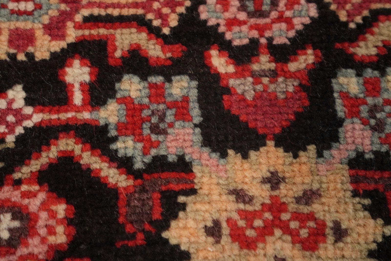 Antique Karabagh Vegetable Dye Runner Rug 4x19 - 8