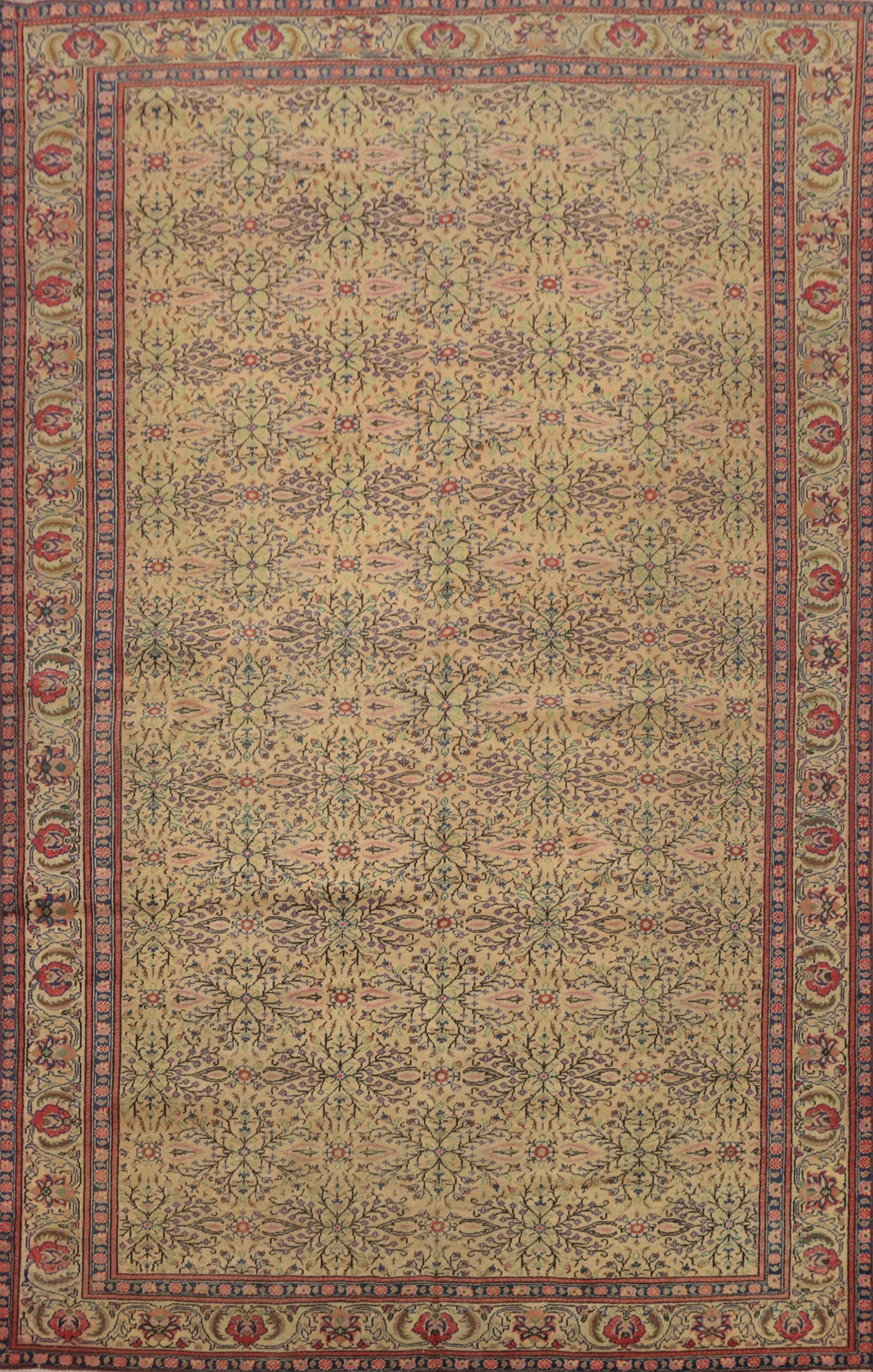 Antique Sivas 100% Vegetable Dye Area Rug 6x10 (1 of 15)