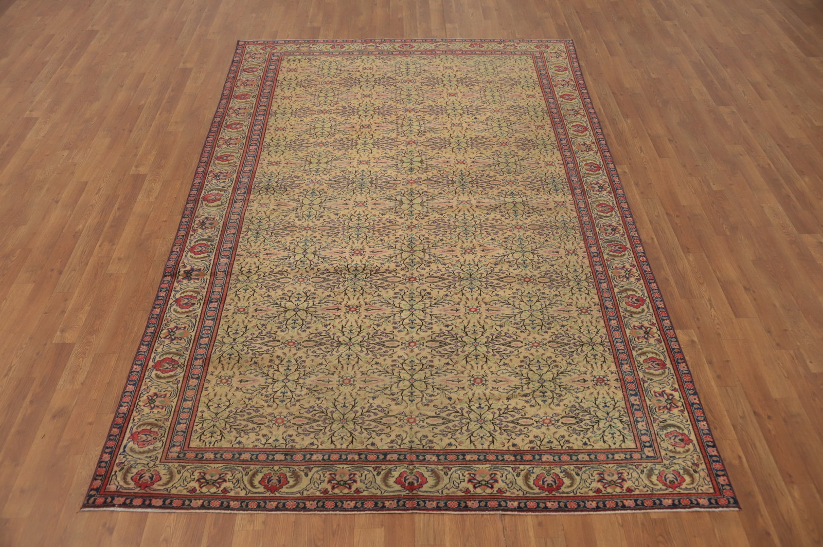 Antique Sivas 100% Vegetable Dye Area Rug 6x10 - 2