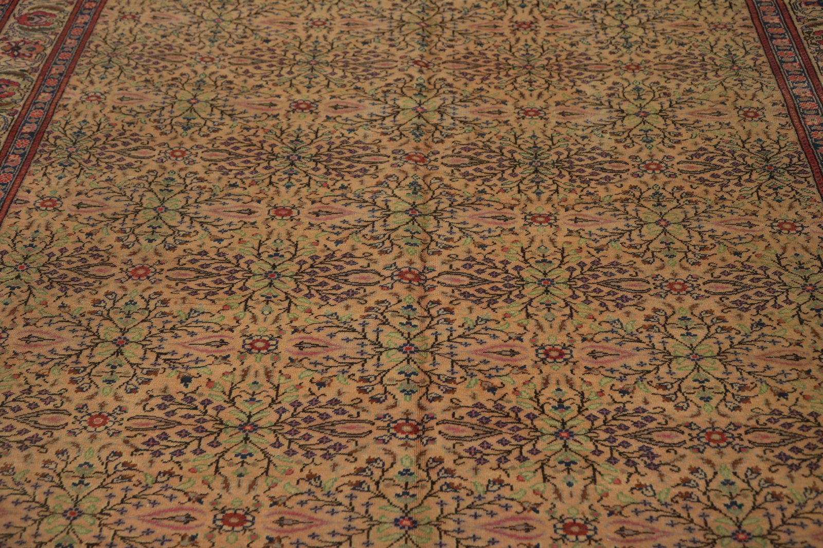 Antique Sivas 100% Vegetable Dye Area Rug 6x10 - 5