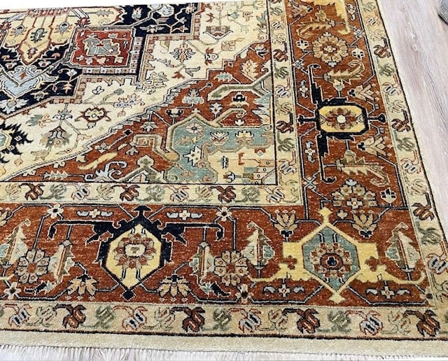 Vintage Square Siize Heriz/ Serapi -5161 - 3