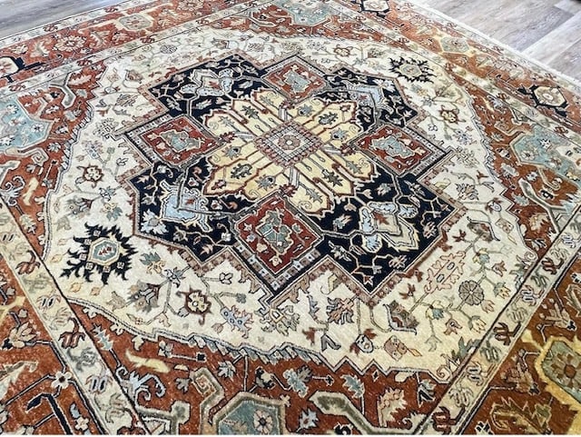 Vintage Square Siize Heriz/ Serapi -5161 - 5