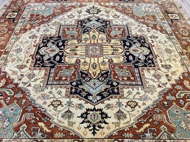 Vintage Square Siize Heriz/ Serapi -5161 - 8