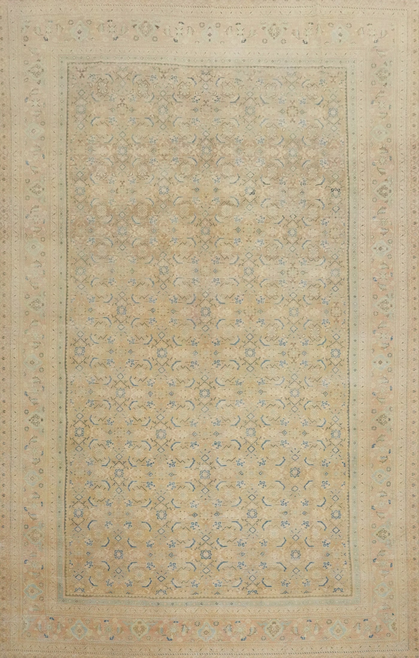 Antique Vegetable Dye Mahal Persian Area Rug 9x13 (1 of 14)