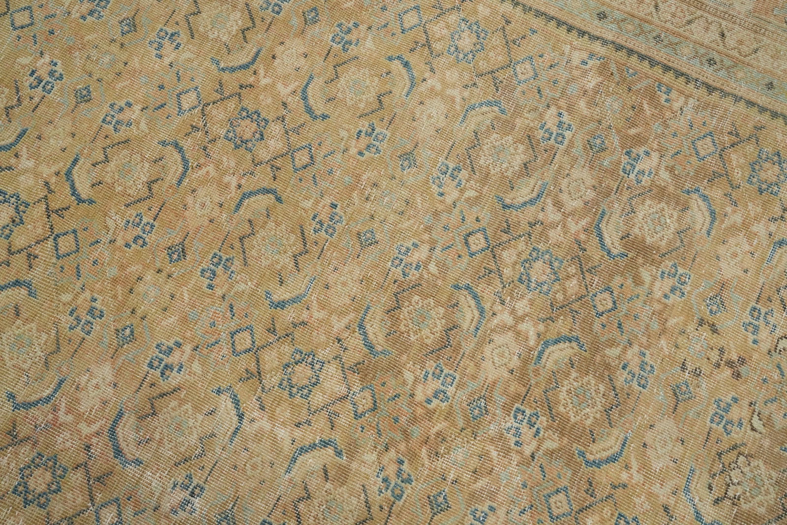 Antique Vegetable Dye Mahal Persian Area Rug 9x13 - 7