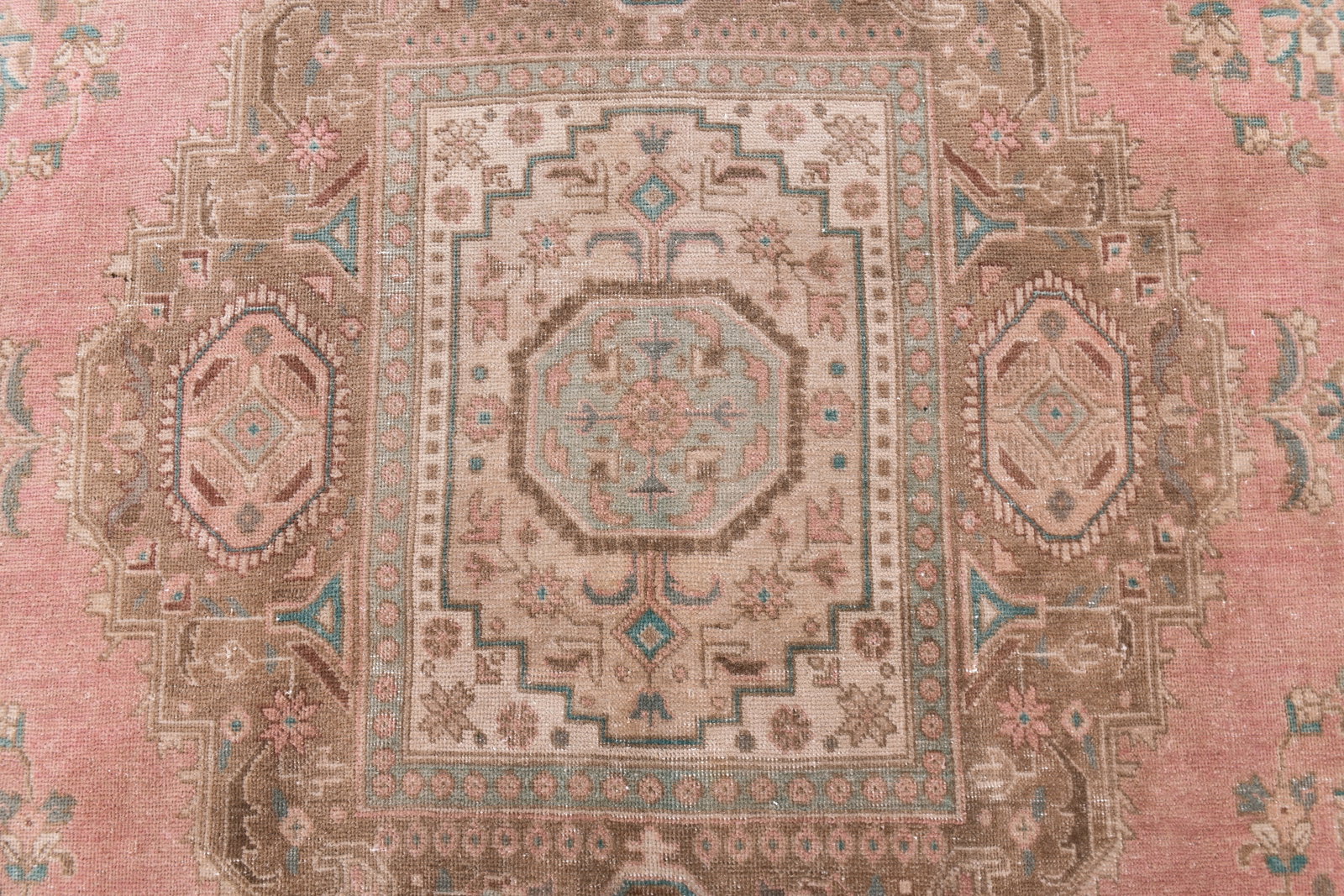 9'7'' x 12'8'' Unique Handmade Vintage Rug - 242398 - 5