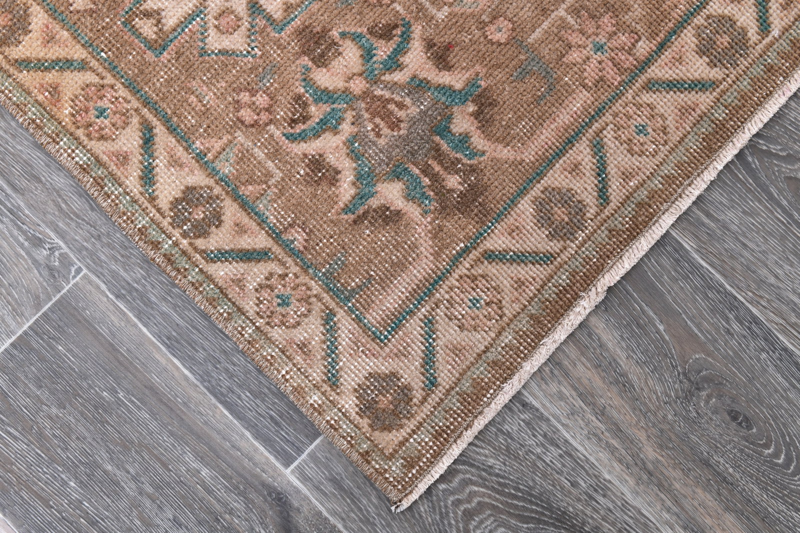 9'7'' x 12'8'' Unique Handmade Vintage Rug - 242398 - 7
