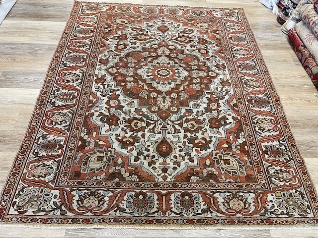 Antique Persian Bakhtiari Rug-5372 (1 of 8)