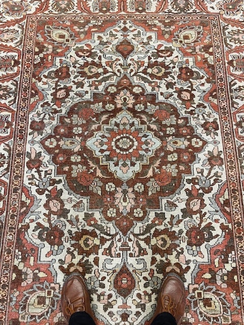 Antique Persian Bakhtiari Rug-5372 - 5