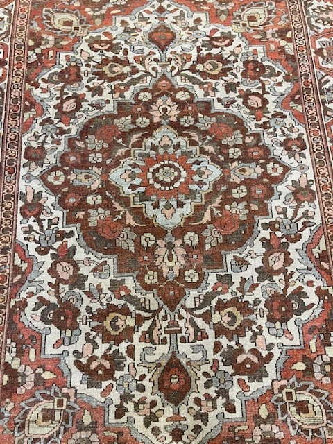 Antique Persian Bakhtiari Rug-5372 - 6