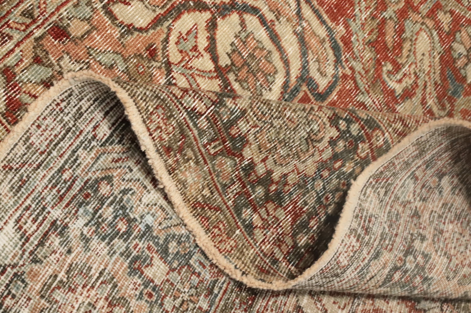 Antique Vegetable Dye Bakhtiari Persian Area Rug 9x12 - 12