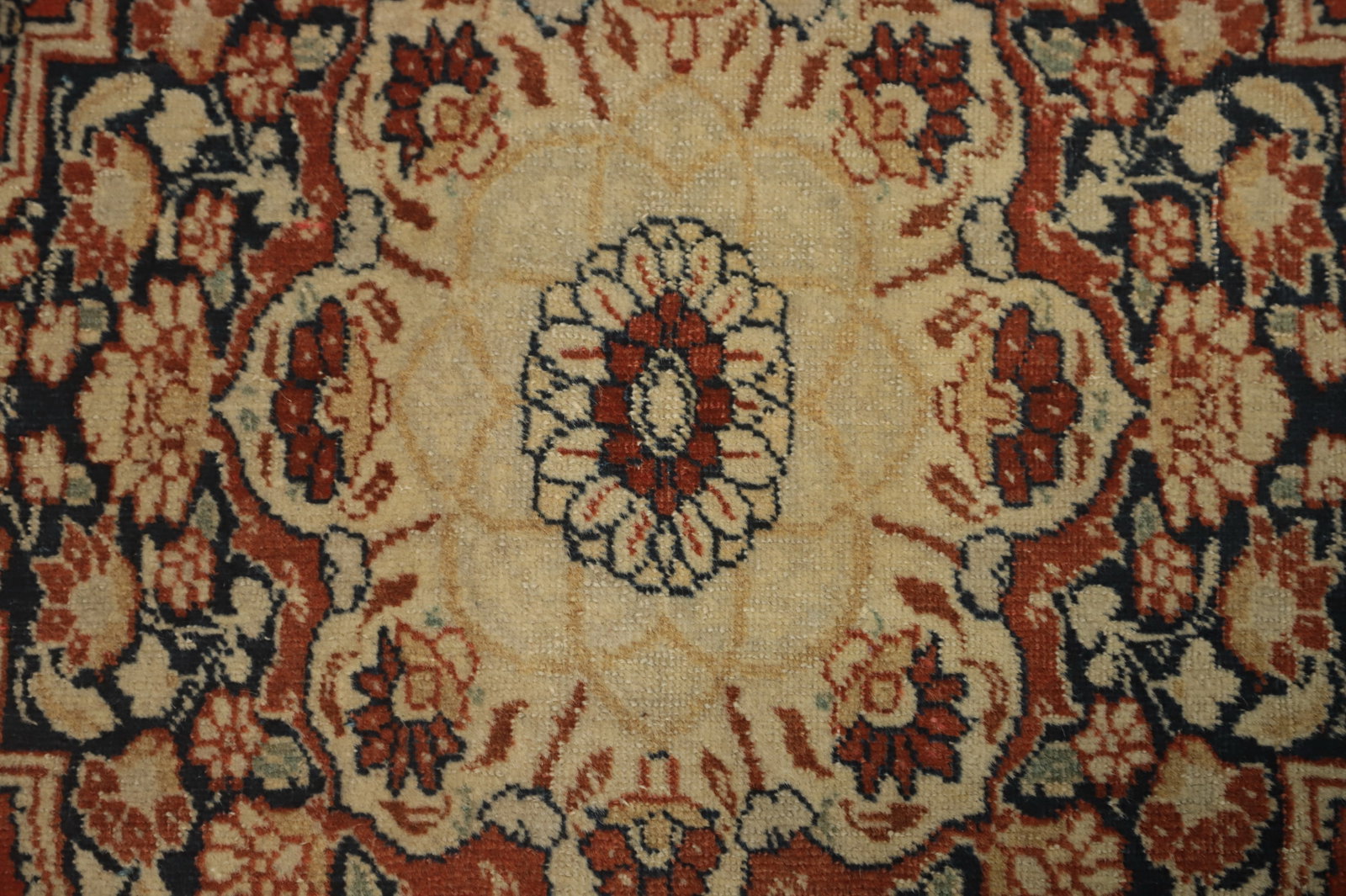 Antique Vegetable Dye Tabriz Haj Jalili Persian Rug 4x6 - 10