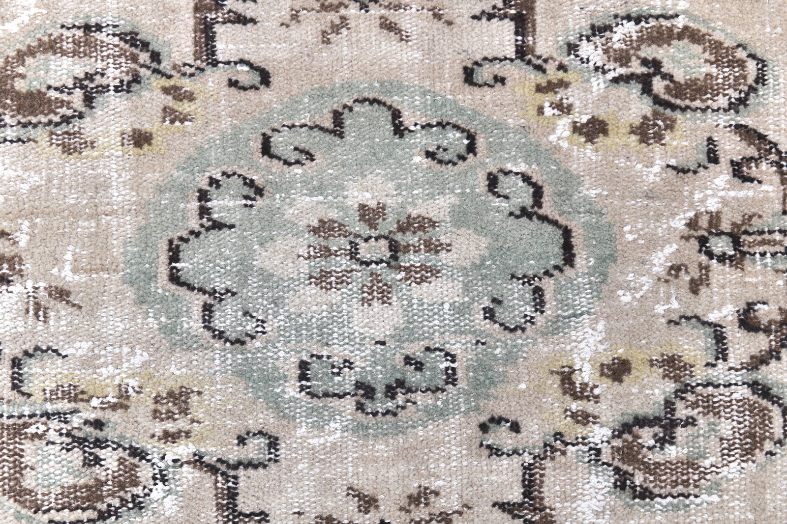 2'3'' x 7'7'' Handmade Vintage Wool Rug - 240709 - 5