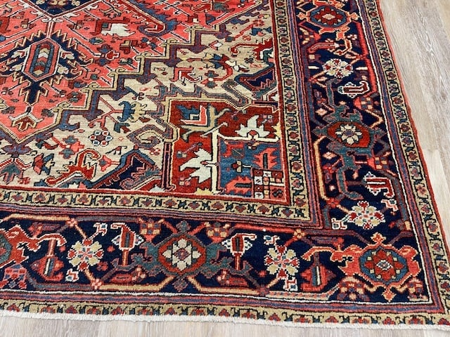 Antique Persian Heriz rug-5168 - 2