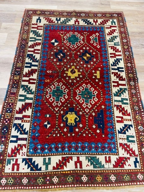 Antique Kazak Caucasian Rog-4882 - 3