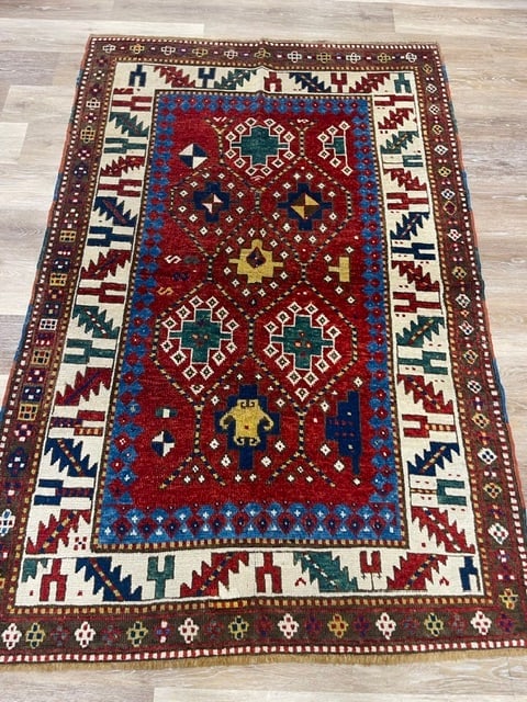 Antique Kazak Caucasian Rog-4882 - 5