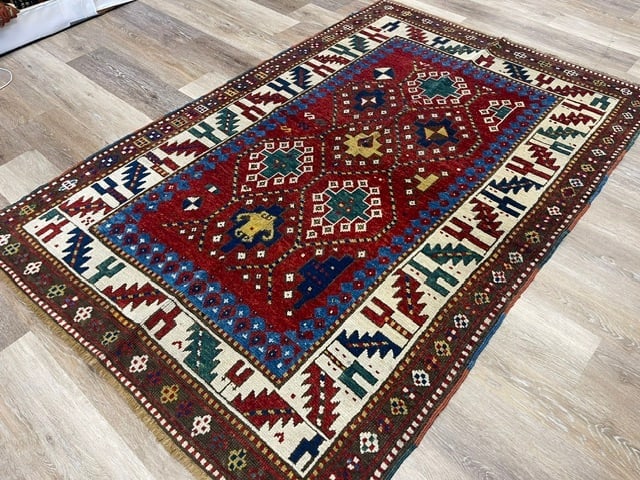 Antique Kazak Caucasian Rog-4882 - 6