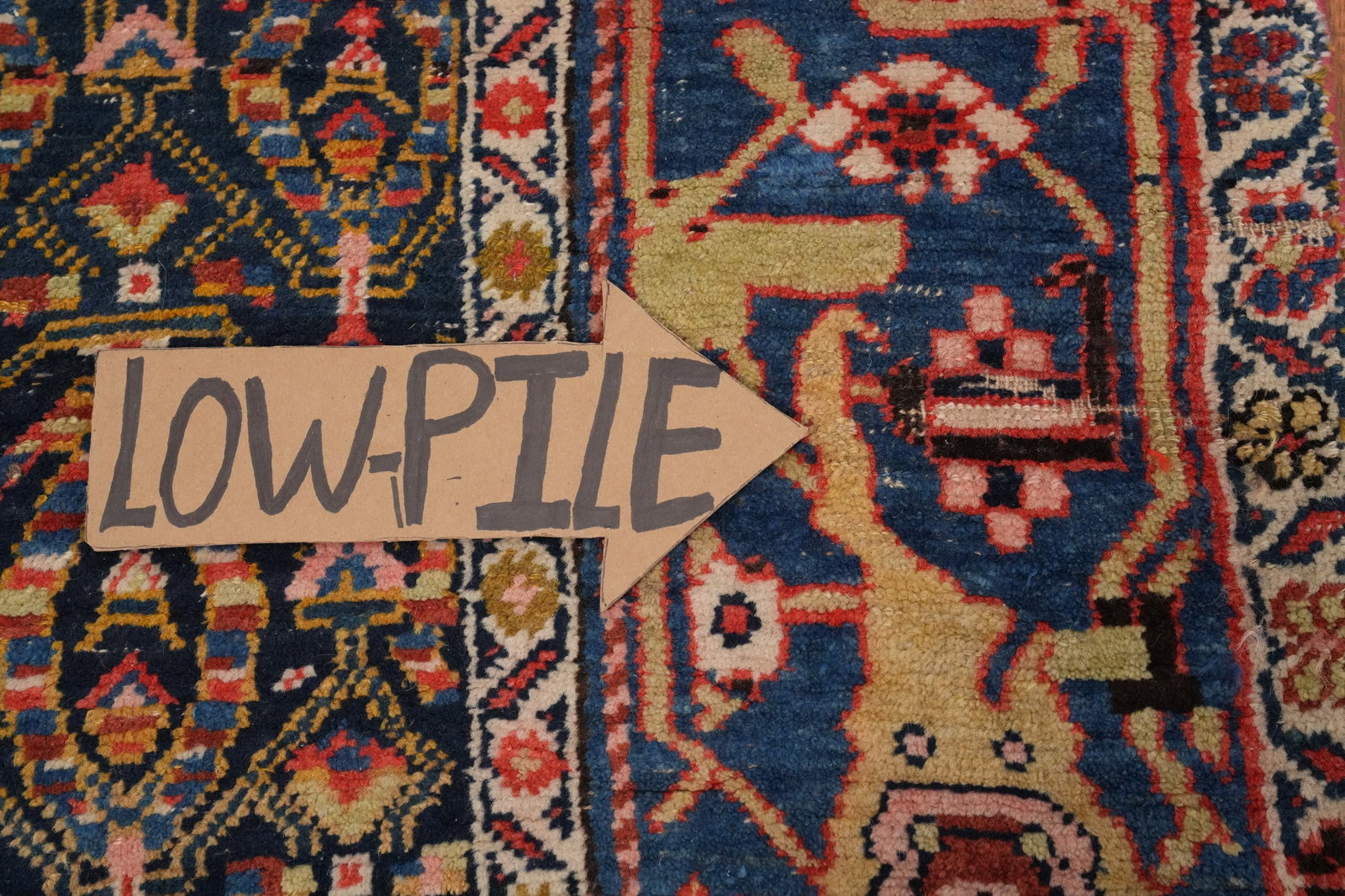 Antique Vegetable Dye Bidjar Halvaei Persian Area Rug 6x11 - 11