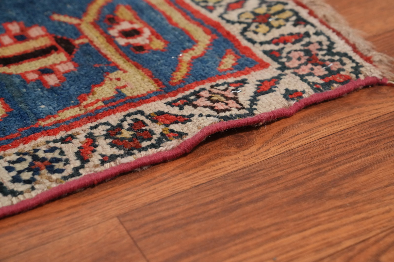 Antique Vegetable Dye Bidjar Halvaei Persian Area Rug 6x11 - 15