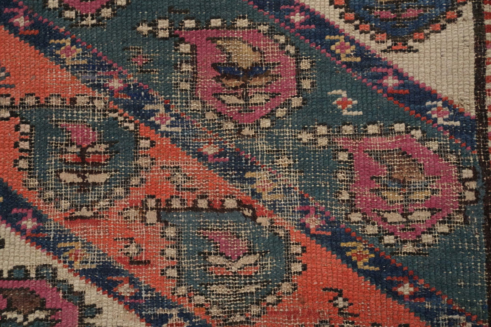 Pre-1900 Antique Kazak Vegetable Dye Wool Rug 4x8 - 5