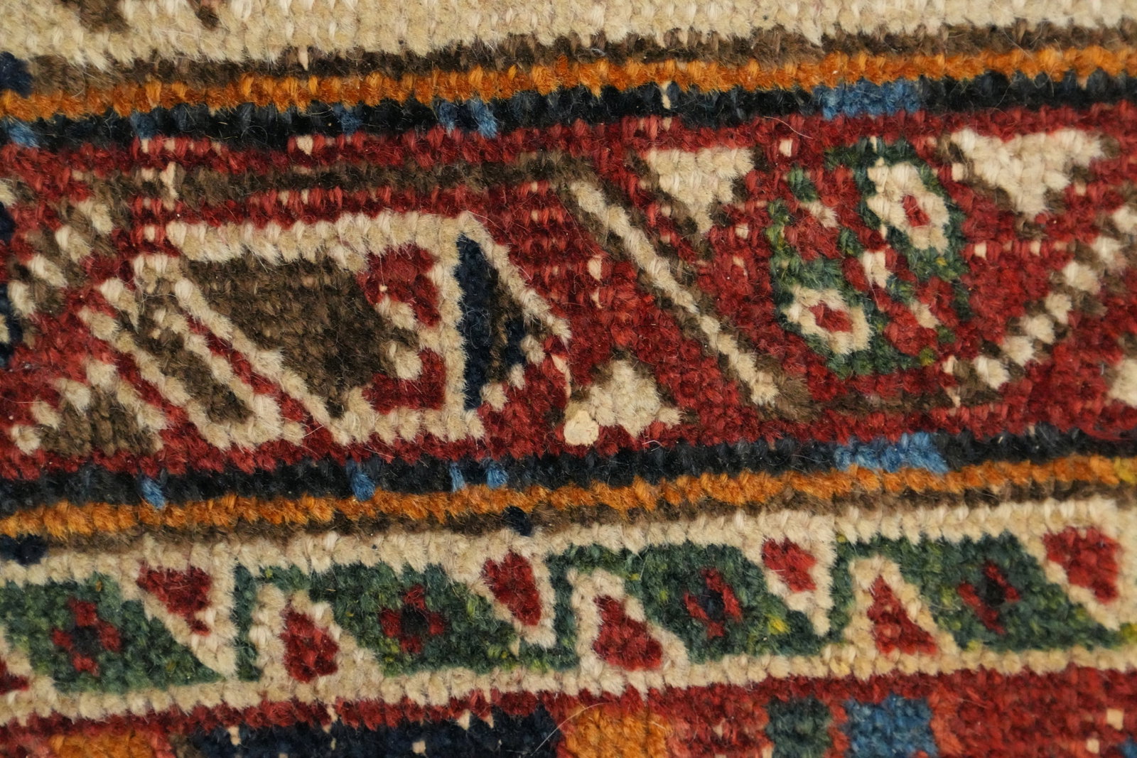 Pre-1900 Antique Bakhtiari Shalamzar Vegetable Dye Persian Rug 5x12 - 10