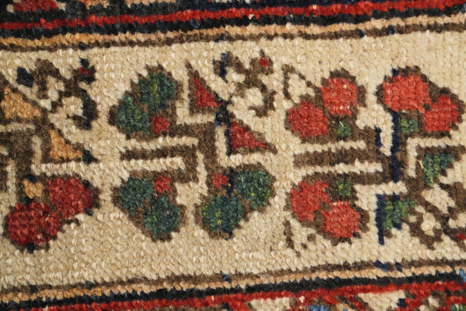 Pre-1900 Antique Bakhtiari Shalamzar Vegetable Dye Persian Rug 5x12 - 9