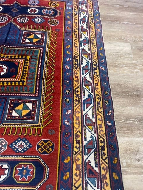 Antique Shirvan Caucasian Rug-4941 - 4