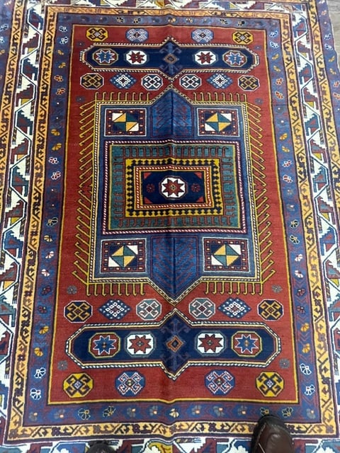Antique Shirvan Caucasian Rug-4941 - 5