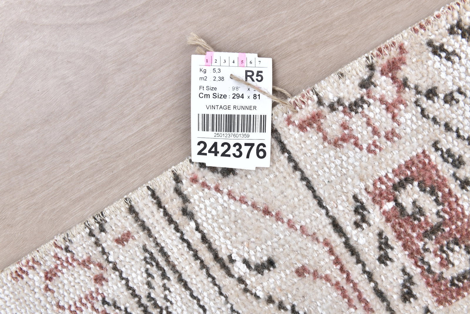2'7'' x 9'7'' Turkish Vintage Runner Rug - 242376 - 14