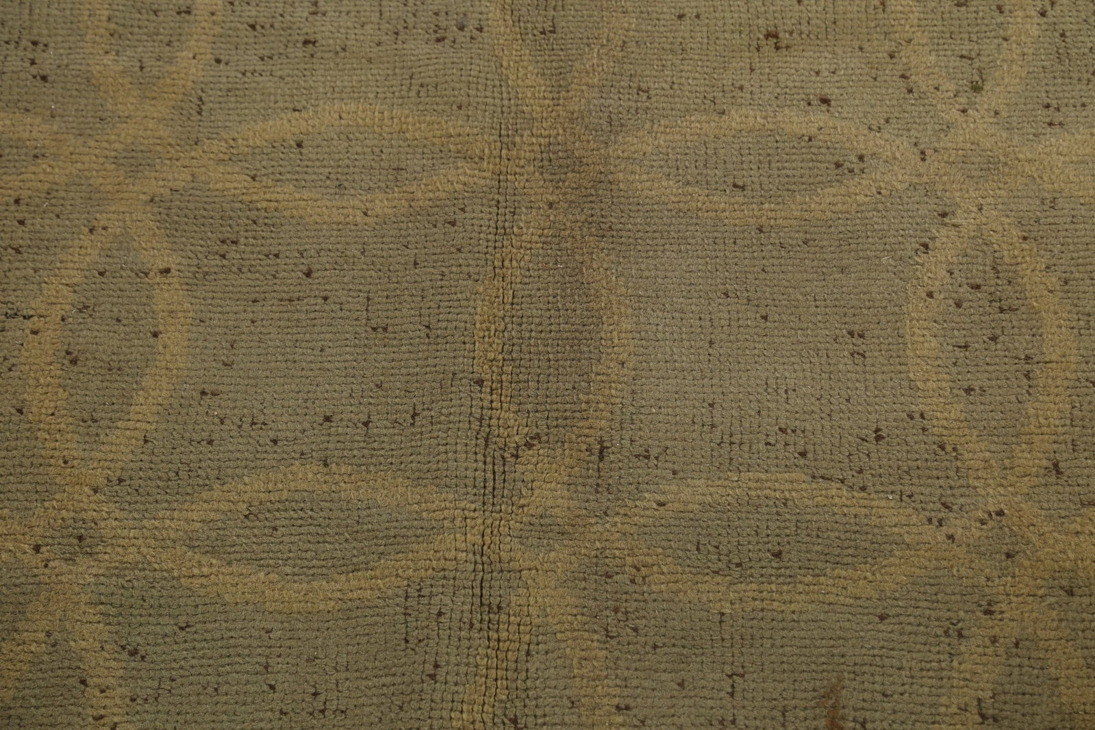 Antique Vegetable Dye Oushak Turkish Rug 12x19 - 9