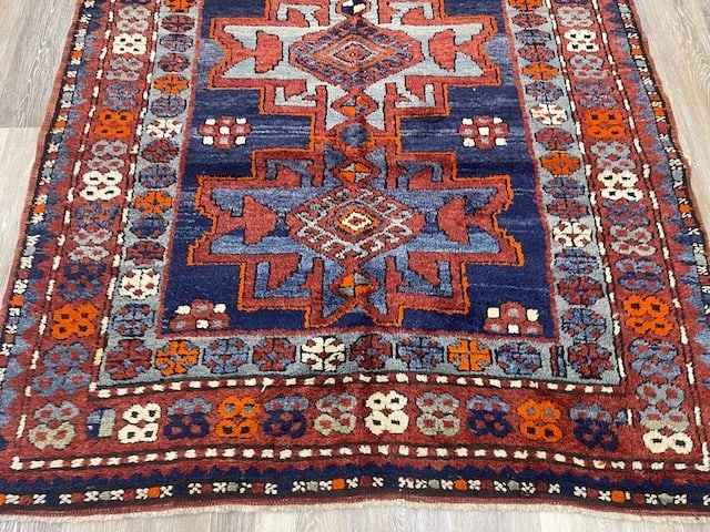 Antique Kazak Caucasian Rug-1807 - 3