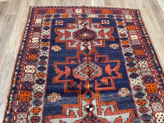 Antique Kazak Caucasian Rug-1807 - 5