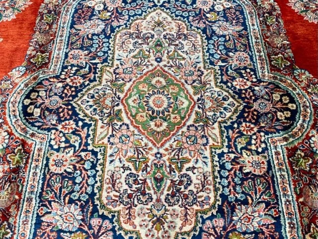 Antique Persian large size Kazvin Rug-2659 - 3