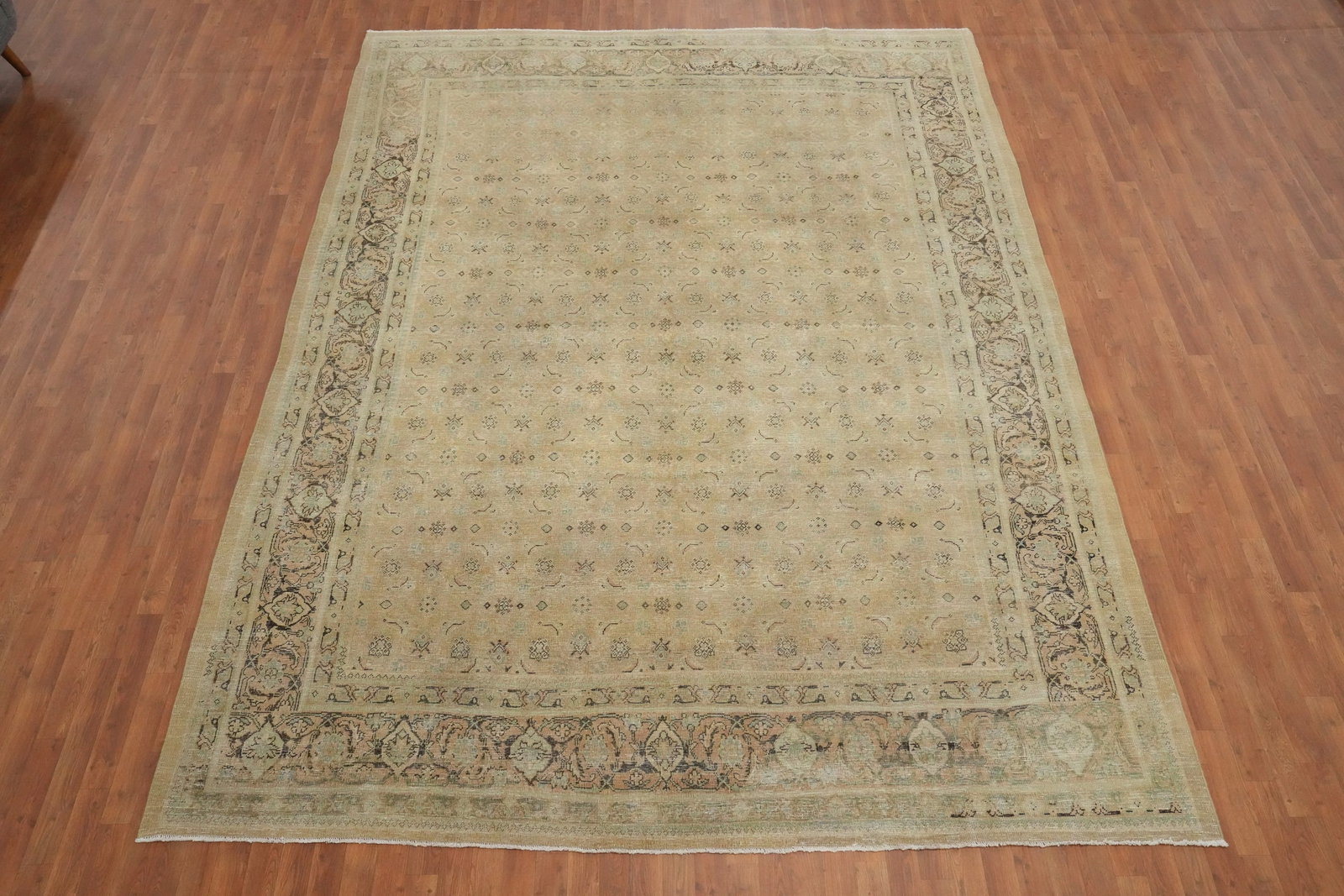 Antique Vegetable Dye Mahal Persian Area Rug 9x13 - 2